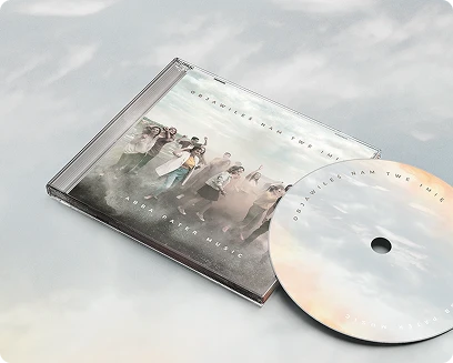 Opakowanie na płyty CD - przejrzyste, minimalistyczne, idealne do przechowywania muzyki lub danych.