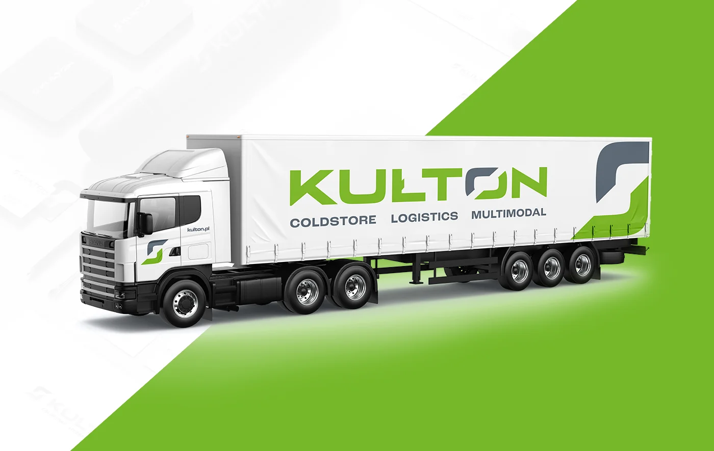KUŁTON Transport - projekt i oklejenie samochodów