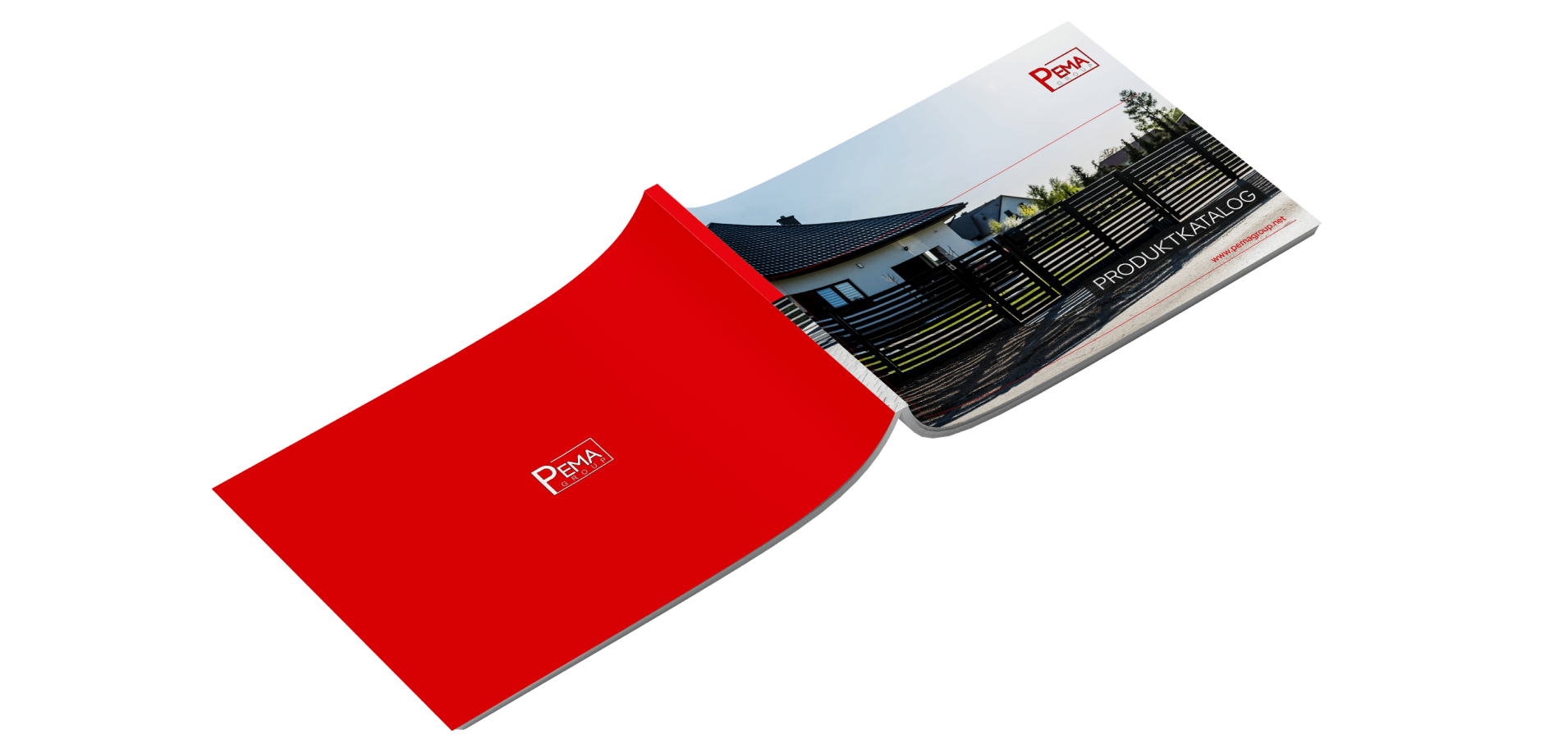 Katalog produktów firmy Pema, zawierający informacje o systemach ogrodzeniowych.
